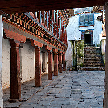 院落,宗派寺院,地区,不丹