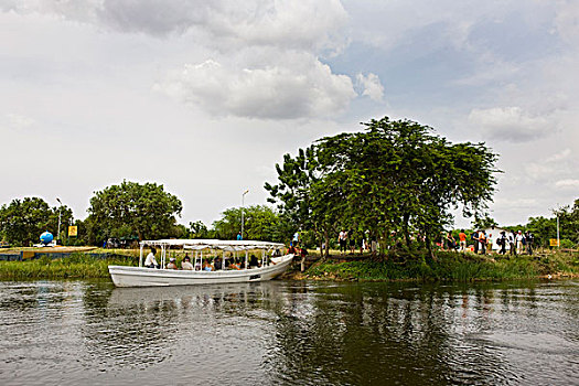河,泛舟,旅游,乌干达