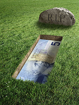加拿大货币,墓碑