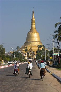 瑞光大金塔,仰光,缅甸