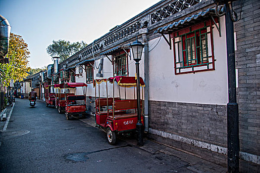 北京什刹海后海北京民居的胡同文化
