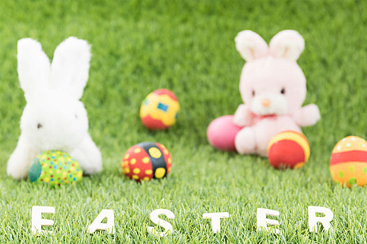 兔子,玩具,复活节彩蛋,文字