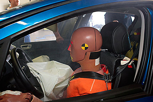 碰撞试验用人偶,汽车,碰撞,测验,北莱茵威斯特伐利亚,德国,欧洲