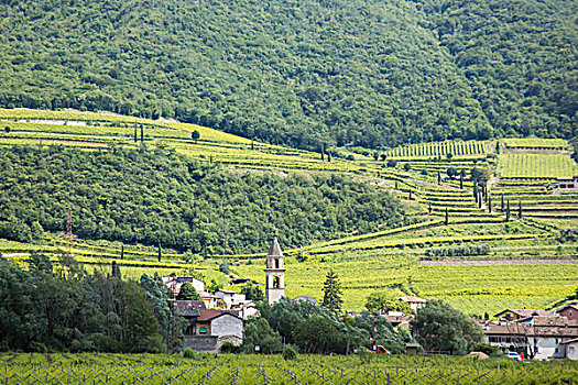 瑞士村落与教堂