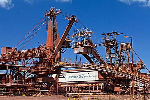 老,场所,铁矿,开采,港口,西澳大利亚,澳大利亚