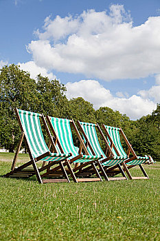 折叠躺椅,圣詹姆斯公园,伦敦