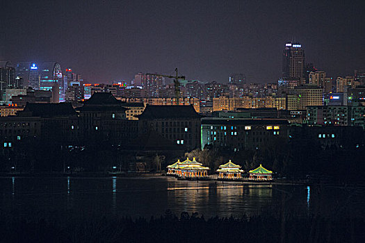 北京北海夜景