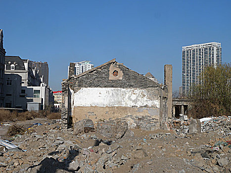 旧城,拆迁,改造,废墟,贫民窟,垃圾