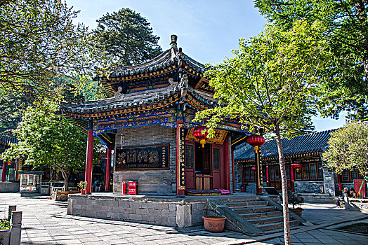 山西忻州市五台山黛螺顶寺院旃檀殿