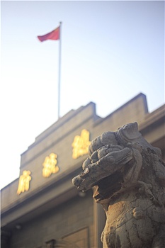 南京总统府大门,总统府1929年建的门楼