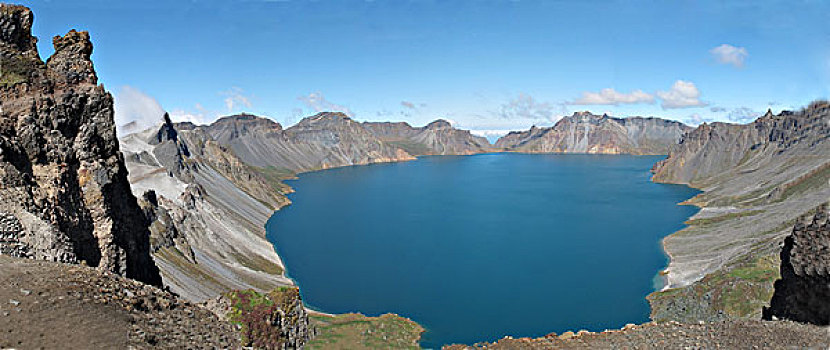 长白山天池全景