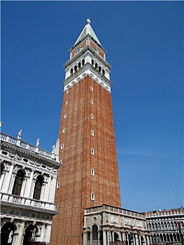 威尼斯,钟楼,塔,广场