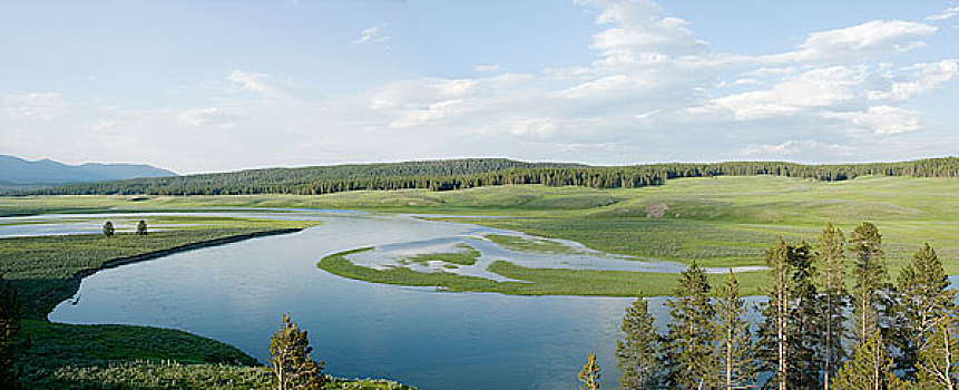 山谷,黄石河