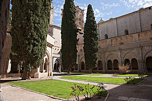 回廊,波布莱特修道院,西班牙