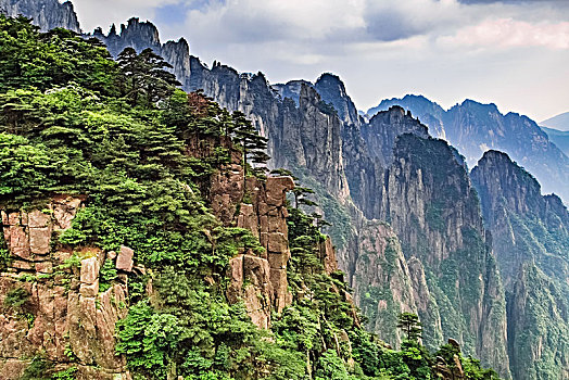 安徽省黄山市黄山风景区西海大峡谷自然景观