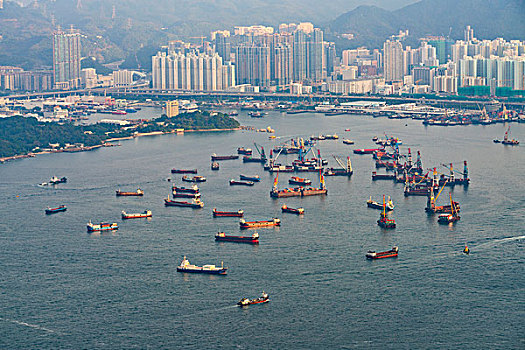 高视角看香港城市景观