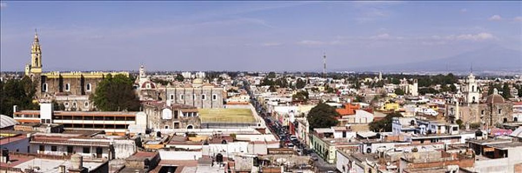 俯视,城市,墨西哥