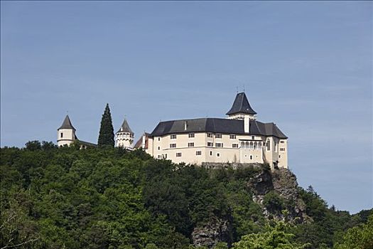 城堡,山谷,下奥地利州,奥地利,欧洲