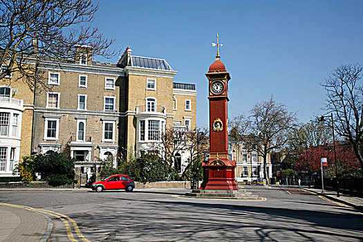 钟楼,顶端,山,伦敦,英国