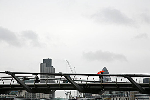 塔,千禧桥,伦敦,英国