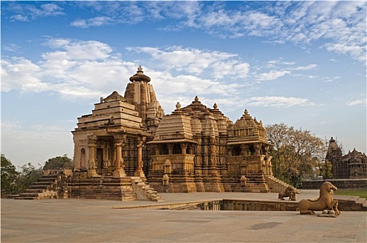 庙宇,西部,克久拉霍,中央邦,印度,世界遗产,流行,世界,旅游