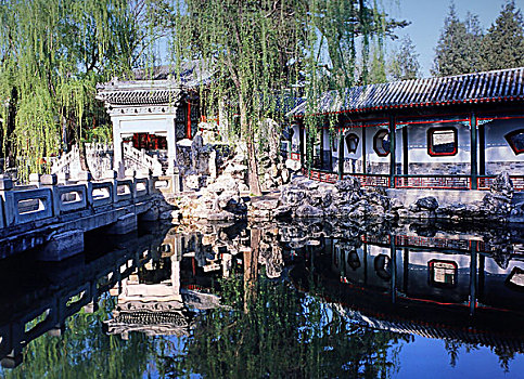 1983年2月北京海淀区颐和园佛香阁原片120反转片