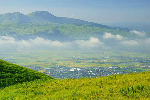 火山口,熊本,日本