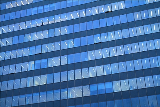蓝色,办公室,窗户,背景