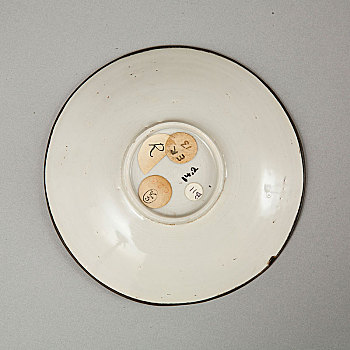 小,碗,牡丹,卷,龙,20世纪,艺术家,未知