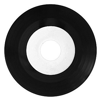 黑胶唱片,隔绝,白色,标签