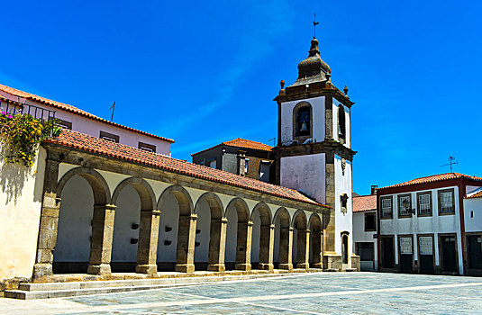 拱廊,钟楼,中心,共和国,葡萄牙,欧洲