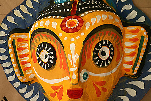 面具,节日,白天,日历,孟加拉,2008年
