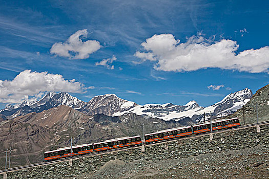 齿轨铁路,策马特峰,瑞士,欧洲