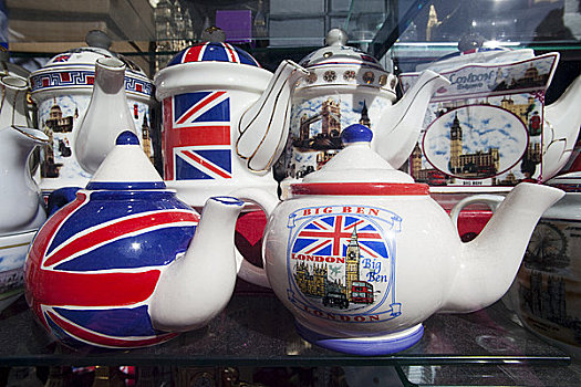 英格兰,伦敦,纪念品,茶壶