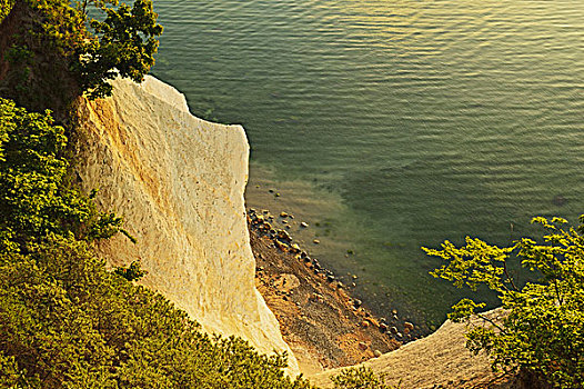 白垩断崖,雅斯蒙德国家公园,吕根岛,梅克伦堡州,德国