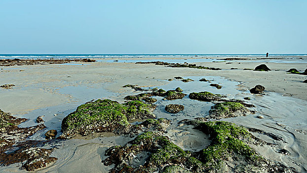 广西涠洲岛贝壳海滩