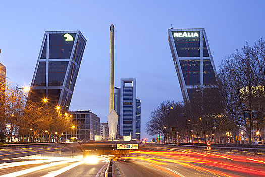 道路,kio大厦,马德里,西班牙