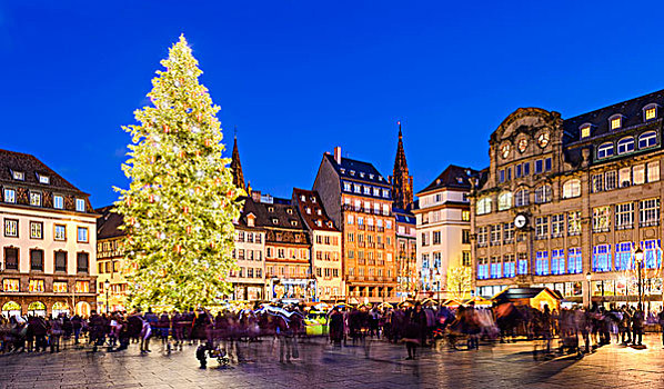 圣诞市场,斯特拉斯堡,法国