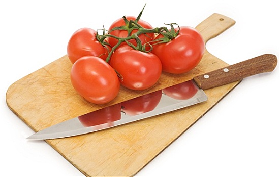 刀,枝条,西红柿
