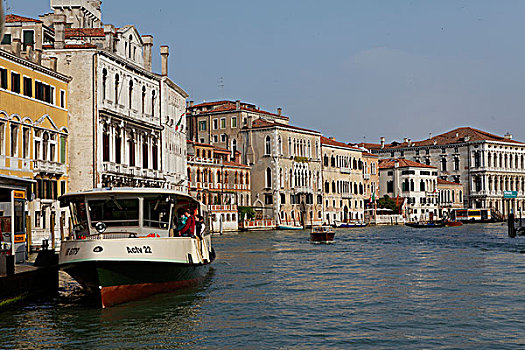 大运河,靠近,地区,威尼斯,世界遗产,威尼西亚,意大利,欧洲