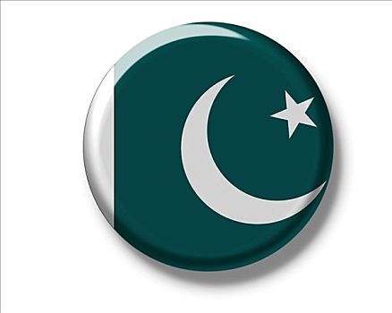 扣,徽章,旗帜,巴基斯坦