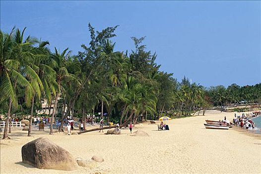 中国,海南岛,三亚,海滩风景,旅游