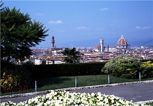 风景,城市,佛罗伦萨,意大利