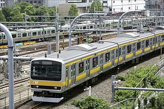 日本,东京,地铁,火车,轨道