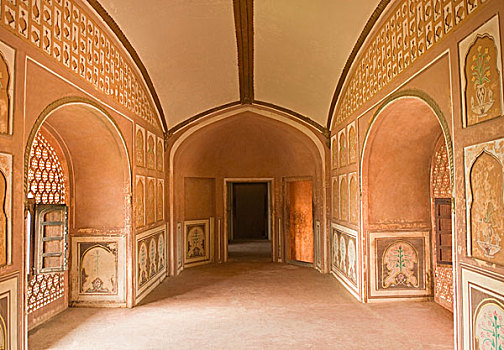 室内,堡垒,斋格尔堡,斋浦尔,拉贾斯坦邦,印度