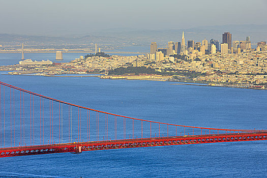 吊桥,城市,背景,金门大桥,旧金山湾,旧金山,加利福尼亚,美国