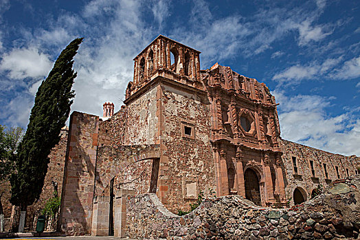 墨西哥,萨卡特卡斯州,萨卡特卡斯,博物馆,老,圣芳济修会,寺院,16世纪,世界遗产