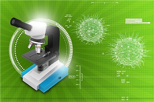 显微镜,抽象,背景