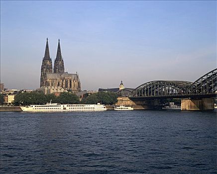 大教堂,博物馆,科隆,莱茵河,德国