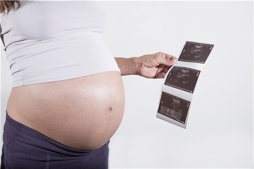 怀孕,肚子,超声波扫描